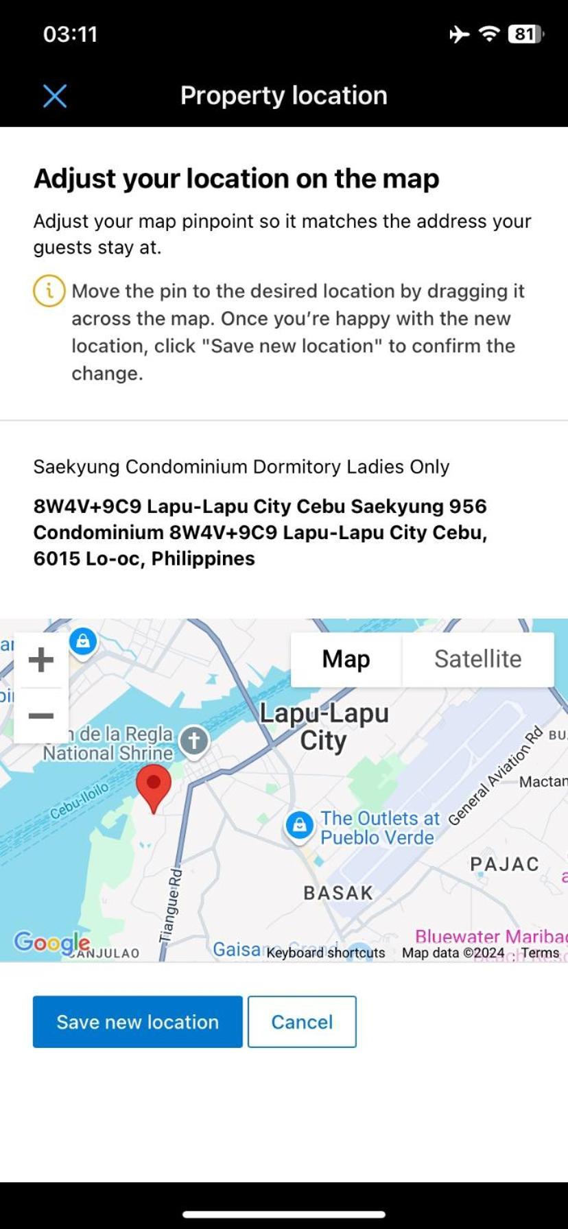Saekyung Condominium Dormitory Ladies Only Lapu-Lapu City Exterior foto
